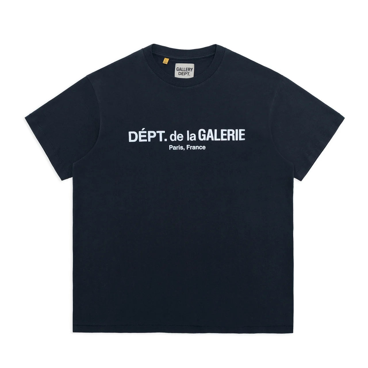 FRENCH_LOGO_LUX_TEE_GRAPHITE_TOP135_FRONT FRENCH LOGO LUX TEE - Image 1