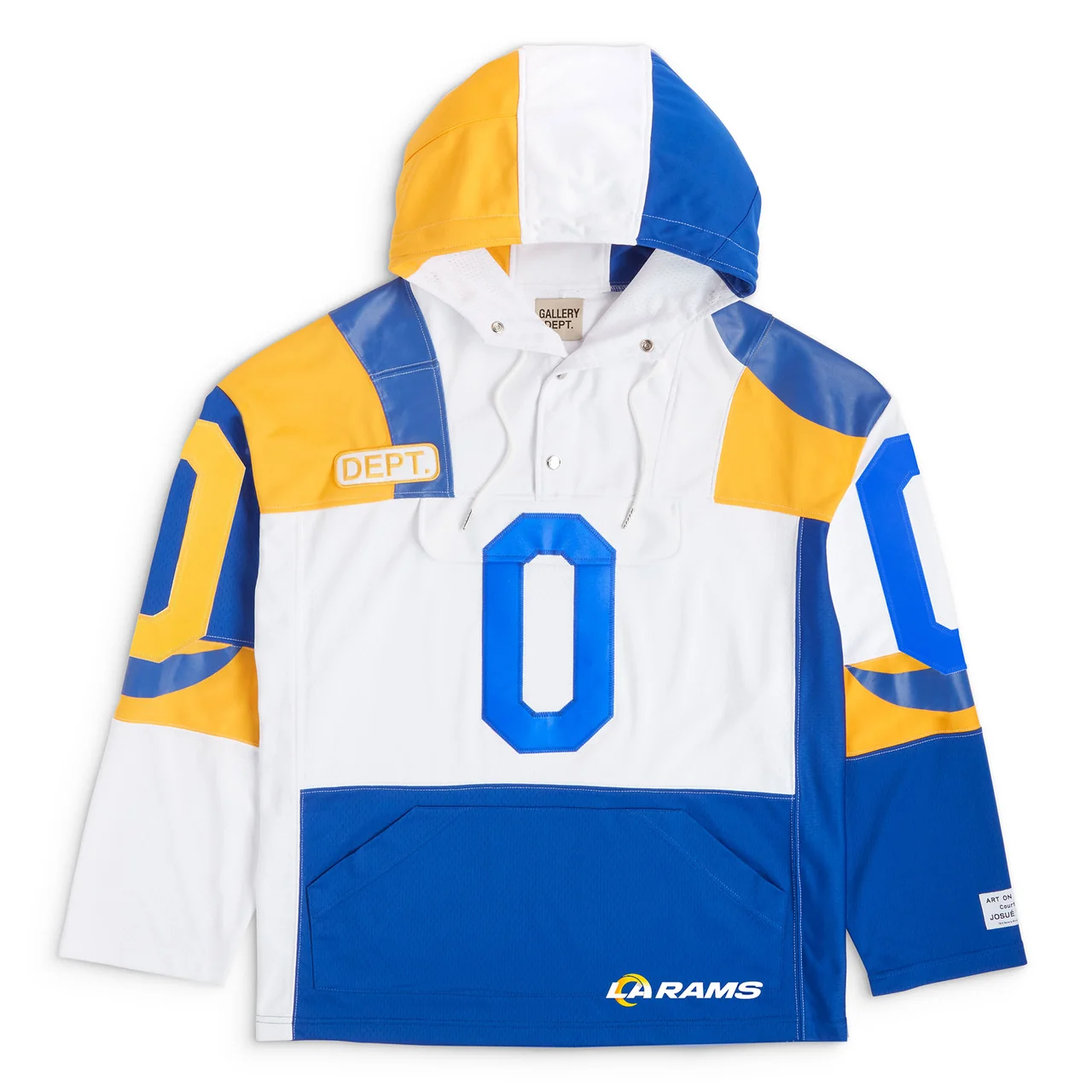 Rams_Anorak_Front_90157c29-d09b-4b72-8269-69d422a46ec9 GD X LA RAMS ANORAK - Image 1