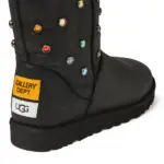 UGG GALLERY DEPT CLASSIC SHORT BLACK LEATHER - Image 3