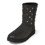 UGG GALLERY DEPT CLASSIC SHORT BLACK LEATHER - Image 2