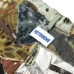 RETOUCHE CAMO PATCHWORK KENZIE SHORT - Image 2