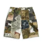RETOUCHE CAMO PATCHWORK KENZIE SHORT
